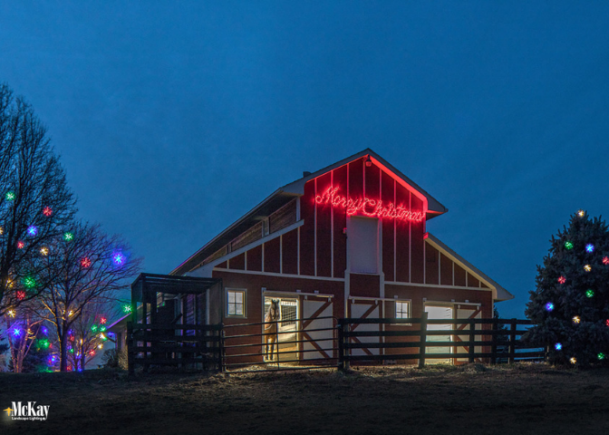 Holiday Christmas Lighting Omaha NE McKay Landscape Lighting F 07