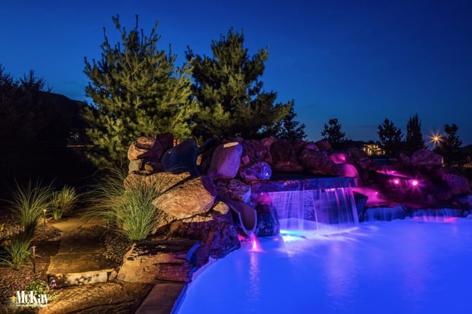 pool landscape lighting omaha nebraska 