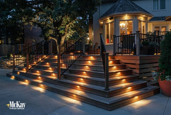 Outdoor Deck Stair Lighting