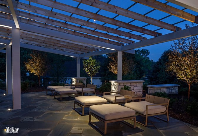 A professional landscape lighting designer will work with you and your architect, builder, or contractor early on and can head off lighting design misses in your overall plan. Click to read more... | McKay Landscape Lighting Omaha, Nebraska 
