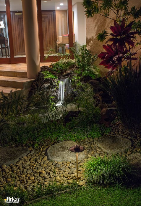 Water Feature Lighting - Maui Outdoor Lighting Design - McKay Landscape Lighting
