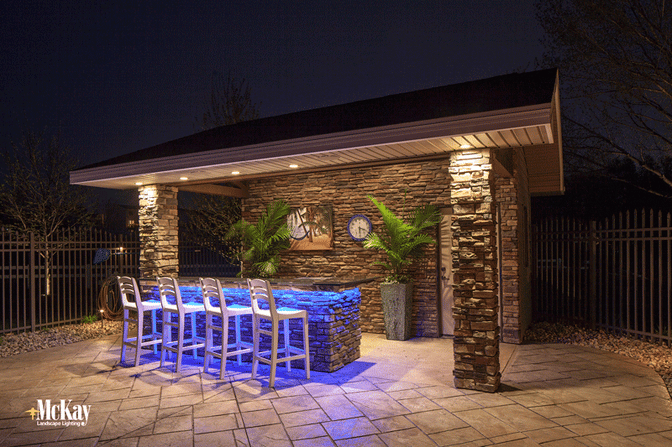 See our patriotic outdoor lighting ideas to incorporate some red, white, and blue into the mix this 4th of July... | McKay Landscape Lighting Omaha Nebraska